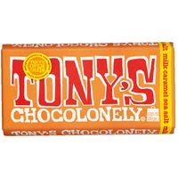 Tony’s Chocolonely Caramel Sea Salt Milk Chocolate 180g